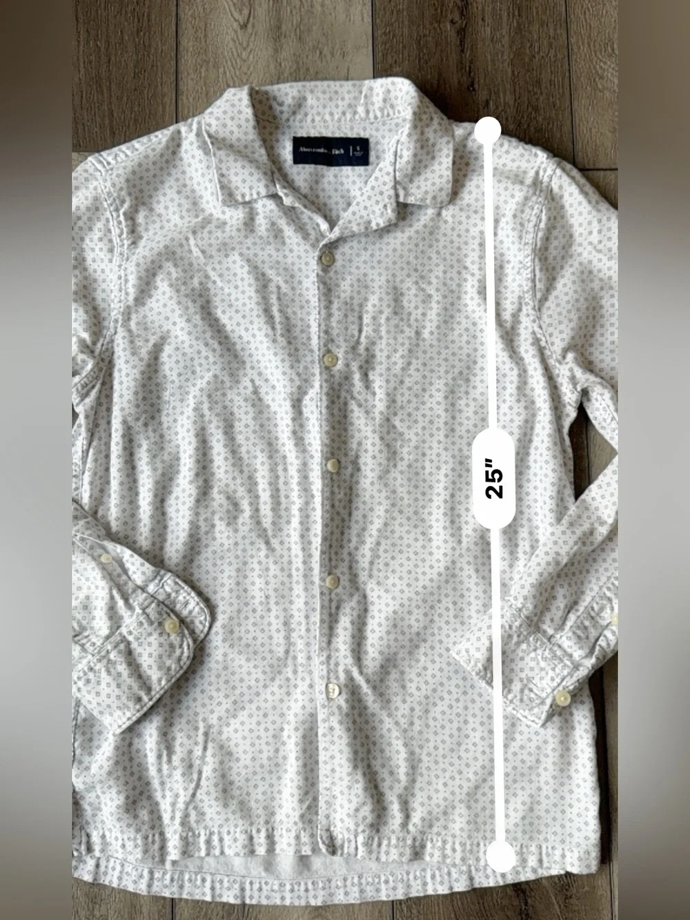 Abercrombie & Fitch lightweight button